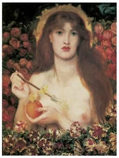 1253 Flower Goddess Floral Art Decor POSTER.Graphics to decorate home office.