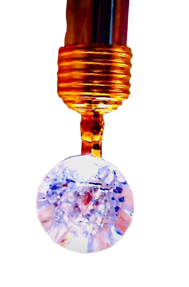 Soporte de barra de cortina de cristal cromado 100 piezas - Soporte elegante con un toque de Elega Foto 2 de 4