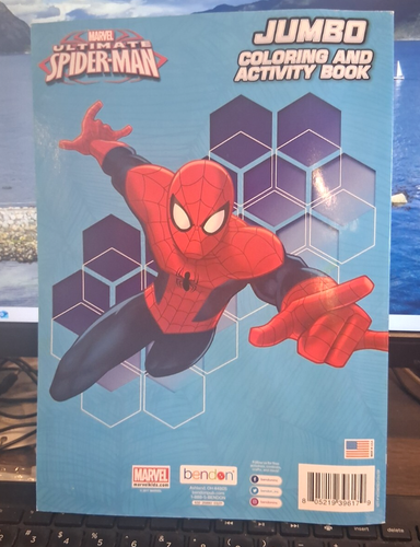 BENDON MARVEL SPIDERMAN JUMBO CHILDREN'S COLORING & ACTIVITY BOOK, 80 PAGES - Picture 2 of 4