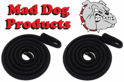 Black Double Braid Boating Fender Line - 5/8'' x 5' - Sold in Pairs