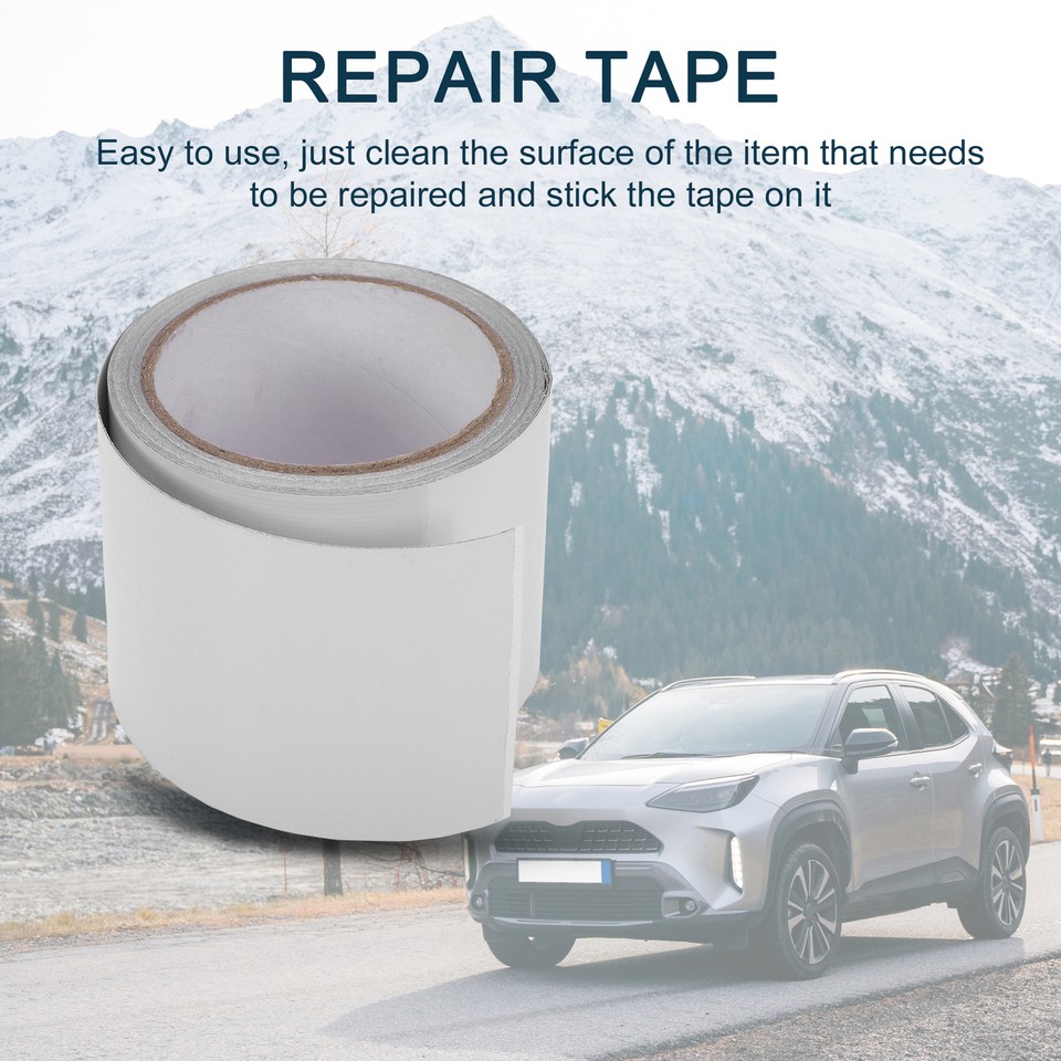 3.15"x24.61ft Fiberglass RV Awning Tent Tape Car Tarpaulin Repair Tape