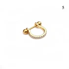 Hoop Earrings Ear Stud Ear Steel Barbell CZ Tragus Cartilage Helix Lobe Pierci ~