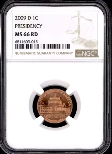 2009-D LINCOLN PRESIDENCY CENT NGC MS66RD UNC DETAILED COIN #AI