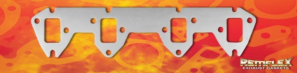 Juego de juntas de escape Remflex 3009 para 58-76 Ford V8 332 - 428 se adapta a todos los motores FE Foto 2 de 2