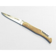 COUTEAU PLIANT MANCHE BOIS