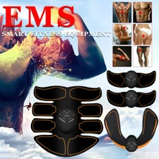 Batterys Abdominal Muscle Stimulator EMS WEIGHT LOSS Abdominal Trainer Abs