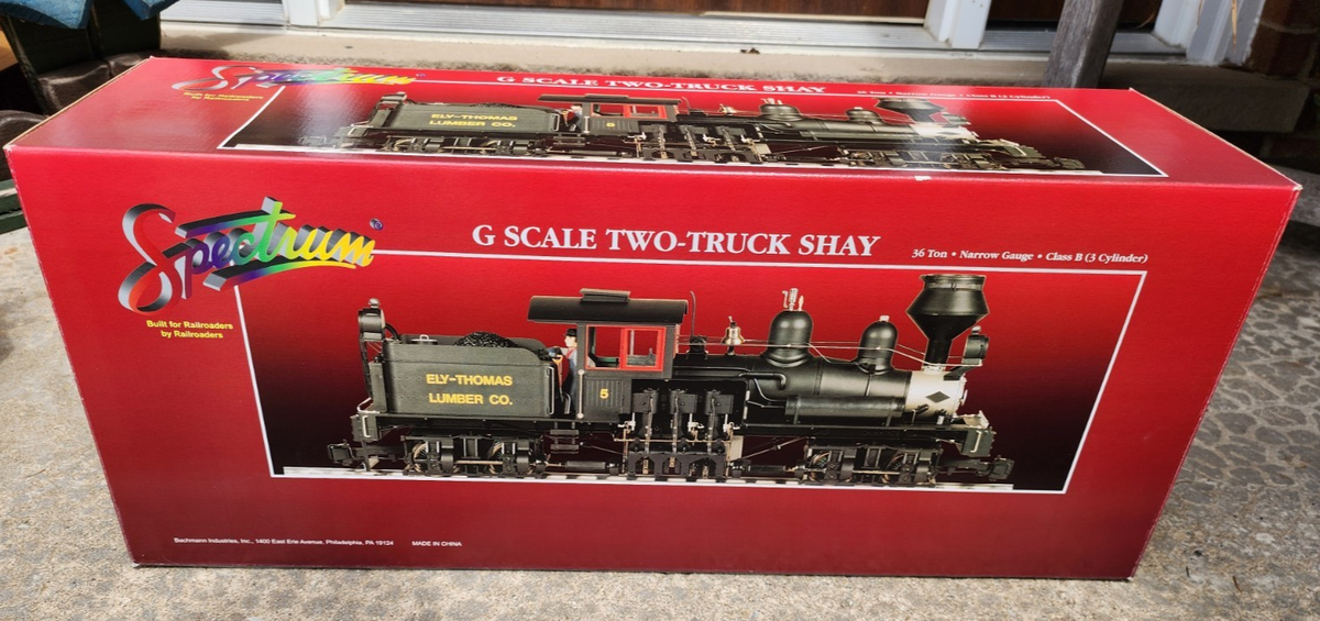 Bachmann 81198 G Scale Spectrum Ely Thomas 36 Ton 2-Truck
