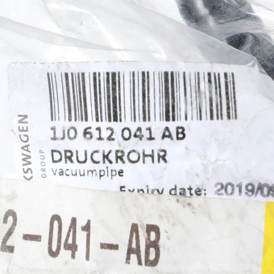 Tubo de vacío de freno genuino Volkswagen 1998-2006 Golf Beetle Jetta 1J0-612-041-AB Foto 4 de 4