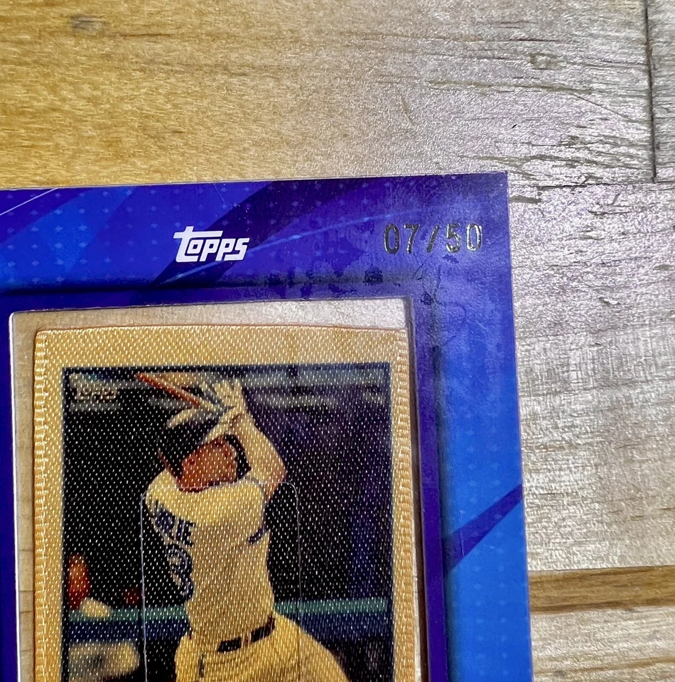 BRETT LAWRIE 2012 Topps SILK COLLECTION RC  7 /50 Rookie Card Logo w/Gold Cup - Image 2 of 3