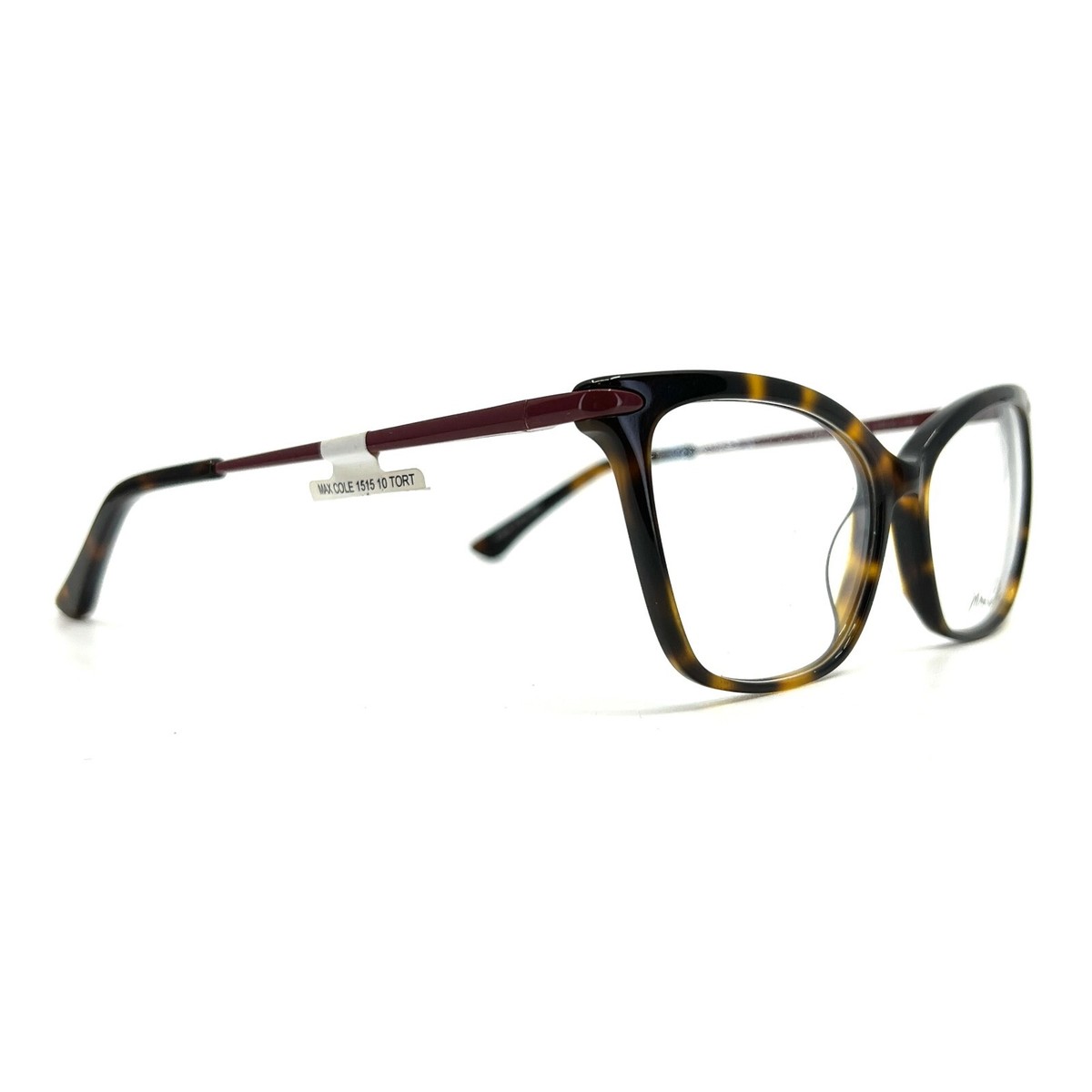 Max Cole MC1515 COL 10 Eyeglasses Frames Red Tortoise Cat 