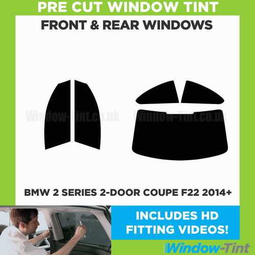 For BMW 2 Series 2-Door Coupe F22 2014+ Full Pre Cut Window Tint Kit Car Film - Picture 2 of 10