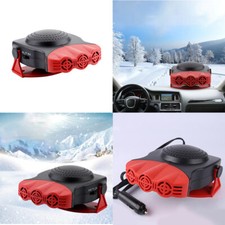 US 1 Pack Car Heater 12V 150W Automobile Windscreen Fan Function 3-Outlet Plug
