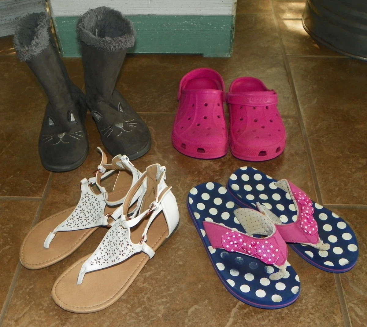 Crocs size cheap 4 girls
