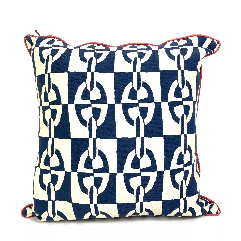 Navy white cushions cheap