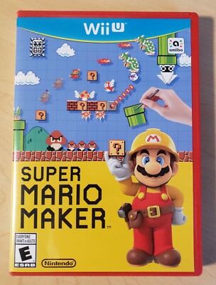 Super Mario Maker Nintendo Wii U Game Complete Tested