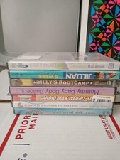Brand New Pilates Body Builders Slim Lot Of 7 Workout Dvds See Pics Shelf206