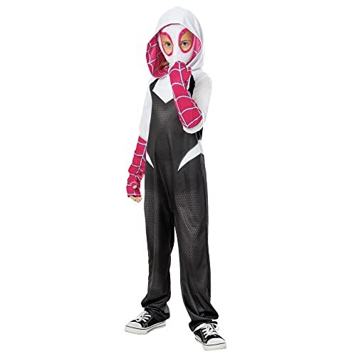 SV2 - SPIDER-GWEN DELUXE CHILD COSTUME - FANCY DRESS COSTU Unisex Costumes NUOVO