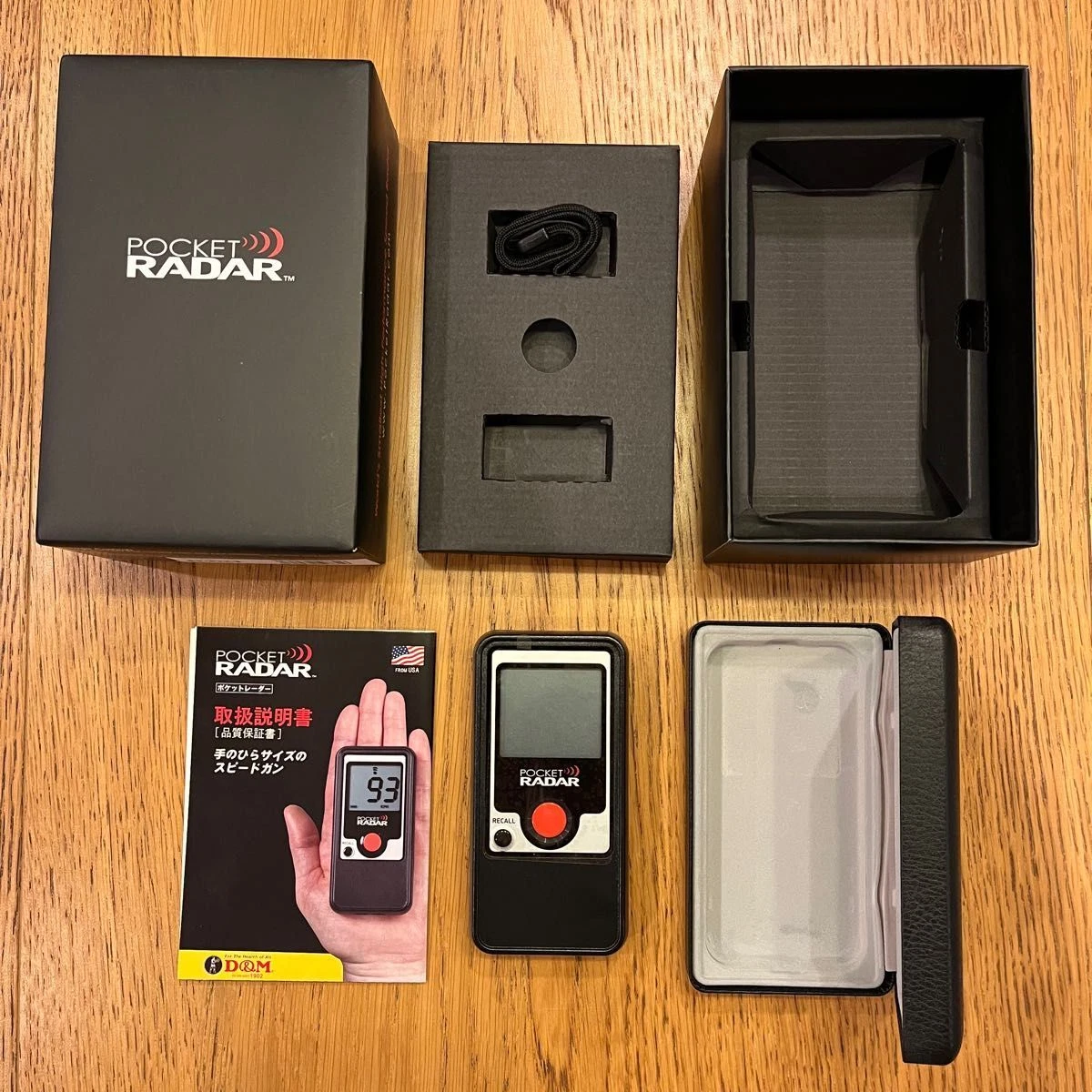 D&M POCKET RADAR ポケットレーダー PR1000 望ん スピードガン D&M POCKET RADAR ポケットレーダー PR1000 望ん スピードガン