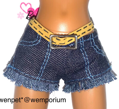 Barbie My Scene Madison Westley Spring Break Shorts Jeansgürtel Puppenkleidung