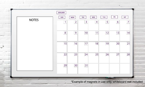 Whiteboard Calendar Magnet Non-Abbreviated Bundle by DCM Solutions - Picture 30 of 36