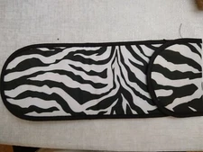Household Essentials curling iron cover Zebra