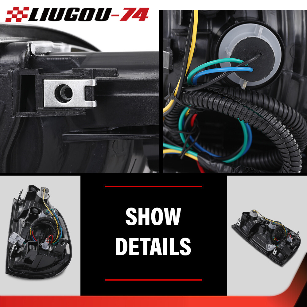 Tail Lights Lamps Left+right Fit For 2000 2001 2002 2003 2004 Toyota Tundra 