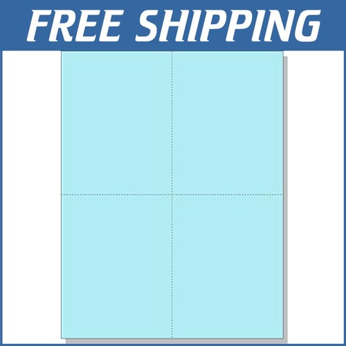 Versatile Blue Postcards Pack - 250 Sheets, Perfect for Announcements & More