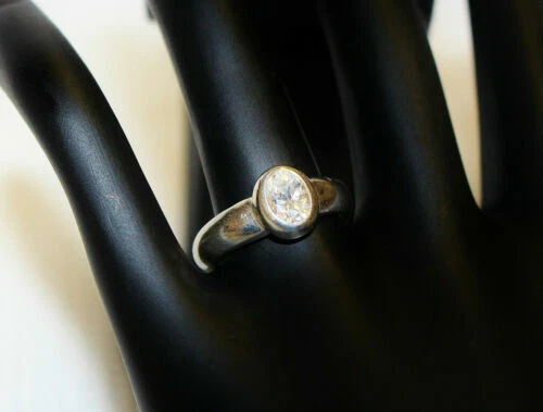 Cubic Zirconia Sterling Silver Vintage & Antique Jewellery