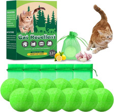 Cat Deterrent Outdoor, Natural Cat Deterrent Keep Cats Out of Yard Permanently,