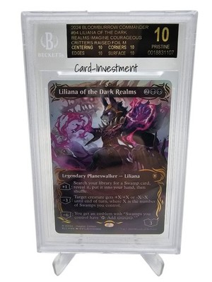 BGS 10 BLACK LABEL MTG Bloomburrow Liliana of the Dark Realms