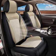 Car Seat Covers Full Set for Honda HRV/HR-V 2016-2026-5 Seats - Ice Silk Leat...