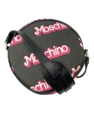 MOSCHINO Barbie Shoulder Bag Black Logo Design Fashion Icon Style Vintage 1460