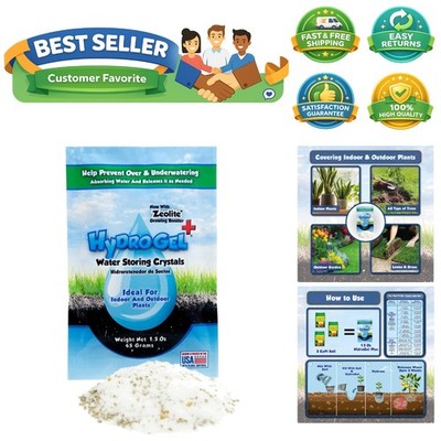 HidroGel Plus Water Storing Crystal Soil Additive Zeolite Growing Booster, 1 ...