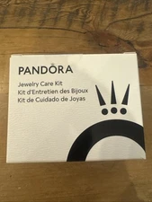 Pandora Cleaning Polishing Cloth Set Jewelry Care Kit ~New!