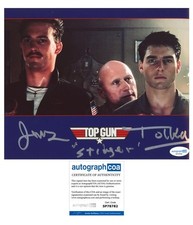 James Tolkan "Top Gun" AUTOGRAPH Signed 'Stinger' Autographed 8x10 Photo F ACOA
