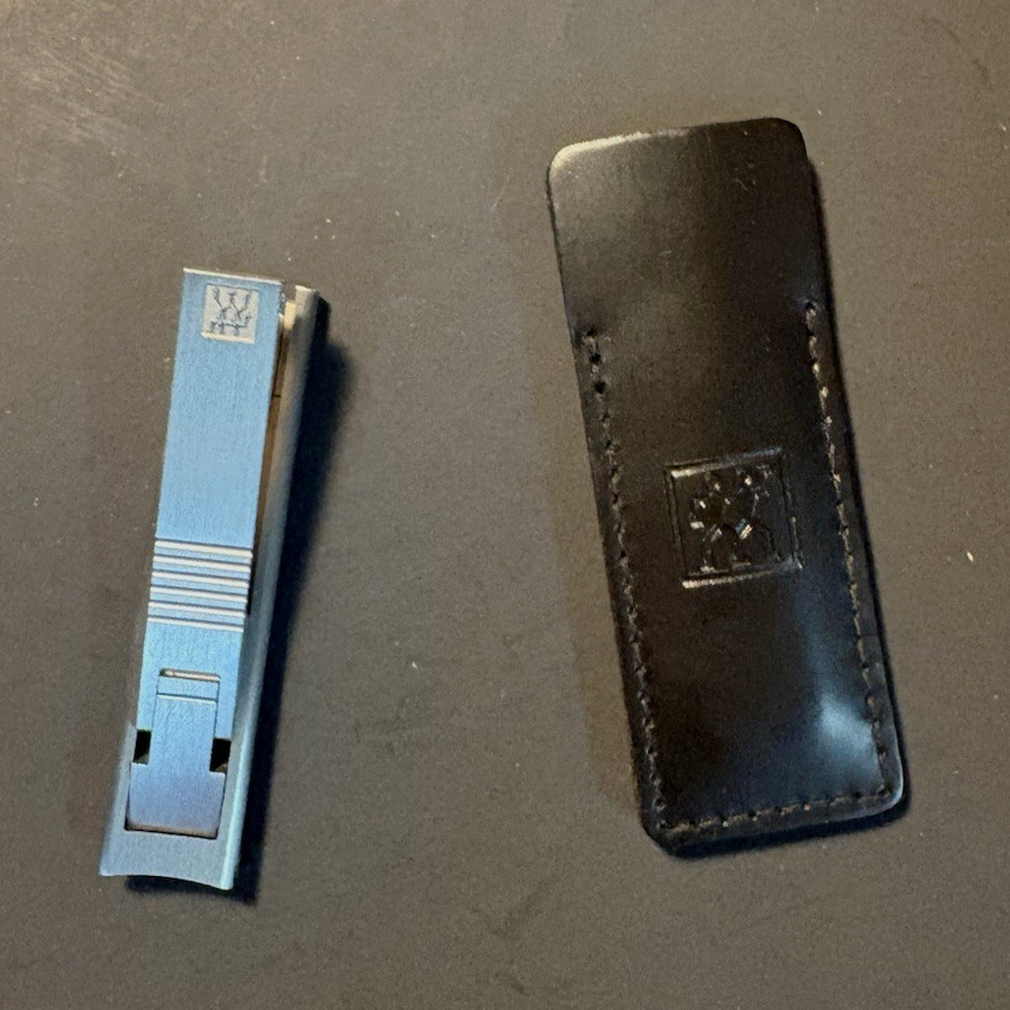 ZWILLING J.A. HENCKELS Metal Finger Nail Clipper w/ Fold-Out File, Case