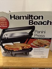 Hamilton Beach Silver Panini Presses for sale