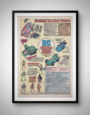 Vintage Rare DC Promotional Super Hero Star S...