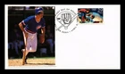 DR JIM STAMPS US COVER OLYMPIC BASEBALL FDC SCOTT 2619 PASTED ON CARD