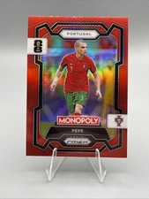 2026 Panini Prizm Monopoly FIFA World Cup Red Prizm 28 Pepe - Portugal