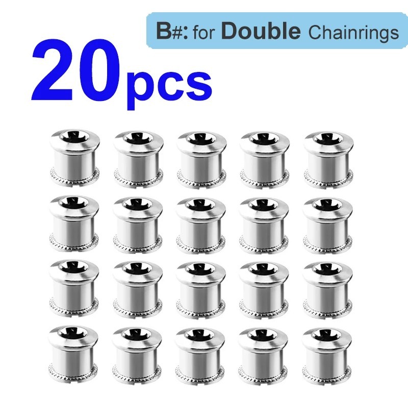 Chainring Blots Screws M8 Nuts Single Double Chainring Mtb Road Bike