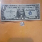 1947 B Silver One Dollar Cert & 1958D90% Silver Roosevelt Dime item #43
