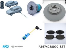 Bremsen-Satz-hinten. GLE W167. *A1674238900* Original Mercedes-Benz