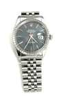 Vintage Rolex Datejust 36mm 16030 Rare Ghost Grey Dial Full Set