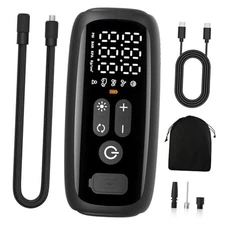 Tire Inflator Portable Air Compressor, 28 Cylinders 12V Air Compressor, 140W 