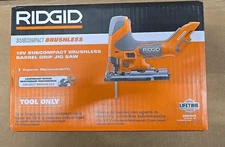RIDGID 18V Brushless Sub Compact Barrel Grip Jig Saw Model# R86346 Bare Tool