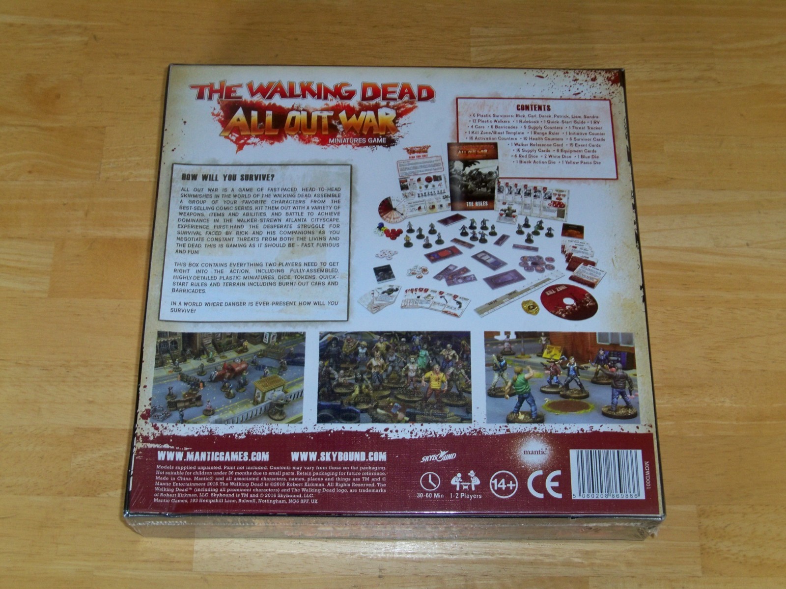 WALKING DEAD -- ALL OUT WAR -- Miniatures Game -- New Factory Sealed