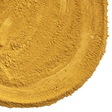 25 kg Lehmpulver, GELB , Lehm für Sandmischung