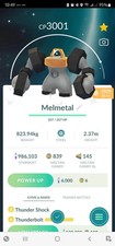 Shiny Melmetal ( Meltan Evolution ) Pokemon Tr@de Go