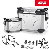 Seitenkoffer Outback 48/37 + TräGer [Givi] Honda CB 500 X 2019 2020 2021